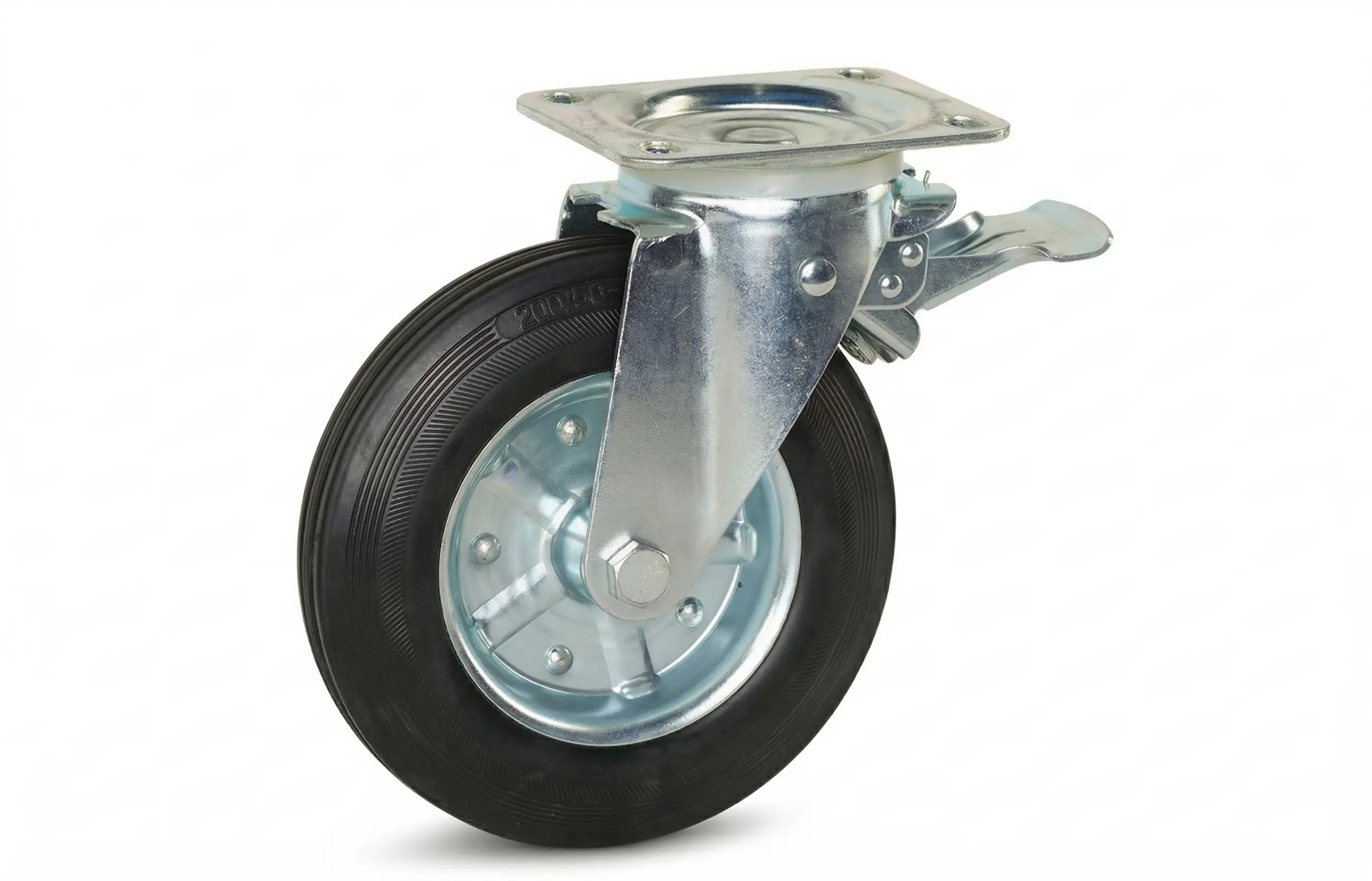 Rueda con freno para andamios en alquiler en Cumbayá